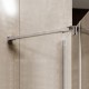 Sprchový kout, Novea, R 550, 90x90x200 cm, pantový, chrom ALU, sklo čiré 6 mm, EC