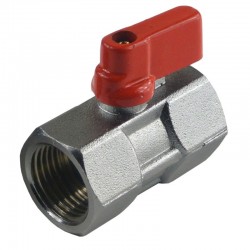 Kulový kohout kovaný MINI, voda, FxF, 1/2"