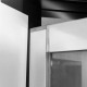 Sprchový kout, LIMA, obdélník, 110x80 cm, chrom ALU, sklo Čiré