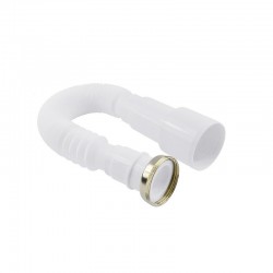 Hadice odpadní tvarovatelná flexi 5/4" x ø 50(40) mm, s mosaznou maticí