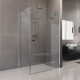 Sprchový kout, Novea, obdélník, 110x100 cm, chrom ALU, sklo Čiré, dveře pravé a pevný díl