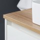 Aira, koupelnová deska na skříňku 122 cm, dub Kronberg