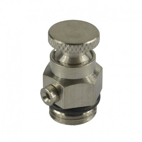 Ventil odvzdušňovací kovový, manuální, 1/8"