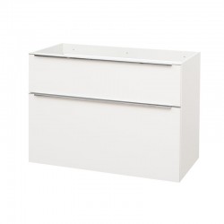 Mailo, koupelnová skříňka 101 cm, bílá