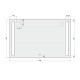 Zrcadlo 120x70 cm s LED osvětlením