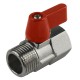 Kohout kulový kovaný MINI, voda, FxM, 3/8"