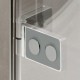 Sprchový kout, Novea, obdélník, 100x120 cm, chrom ALU, sklo Čiré, dveře levé a pevný díl