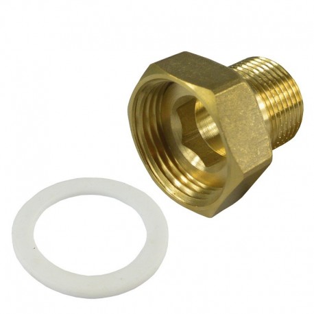 Půlšroubení s plochým těsněním, 3/4“ x 1“