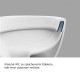 WC závěsné kapotované, RIMLESS, 490x370x360, keramické, vč. sedátka CSS113S