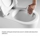 WC závěsné kapotované, RIMLESS, 490x370x360, keramické, vč. sedátka CSS113S