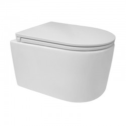 WC závěsné kapotované, RIMLESS, 495x360x370, keramické, vč. sedátka CSS113S