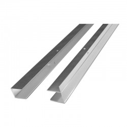 Sada fixačních (stěnových) profilů (2ks) pro CK806xxK, chrom ALU, 190 cm