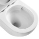 WC závěsné kapotované, tiché splachování, RIMLESS, 495x360x370, keramické, vč. sedátka CSS115SN