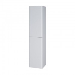 Siena, koupelnová skříňka 155 cm vysoká, L/P, bíla lesk