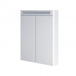 Siena, koupelnová galerka 64 cm, zrcadlová skříňka, bílá lesk