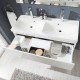 Aira, koupelnová skříňka 121 cm, Multidecor, Dub San remo sand