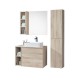 Aira, koupelnová skříňka 121 cm, Multidecor, Dub San remo sand