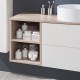 Aira, koupelnová skříňka 81 cm, Multidecor, Javor Hard šampaňský