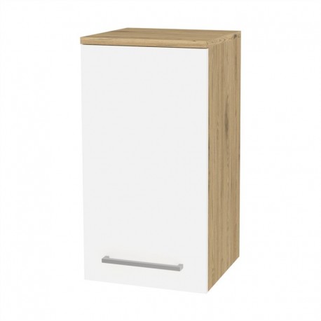 Bino koupelnová skříňka horní 63 cm, pravá, Multidecor, Dub San remo sand