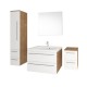 Bino koupelnová skříňka horní 63 cm, pravá, Multidecor, Dub San remo sand