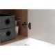 Bino koupelnová skříňka horní 63 cm, pravá, Multidecor, Dub Kronberg světlý