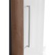 Bino, koupelnová skříňka vysoká 163 cm, pravá, Multidecor, Chromix bílý