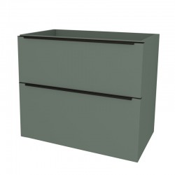 Mailo, koupelnová skříňka 101 cm, černé madlo, Multidecor, Zelená Verde