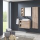 Koupelnová deska na skříňku 162 cm, Multidecor, Light Select Walnut