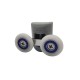 Horní pojezdy pro sprchové boxy CK351xxKB/M, CK341xxKB/M, sada 4 ks
