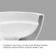 WC kombi, vyvýšené, vario odpad, kapotované, Smart Flush RIMLESS, keramické vč. sedátka