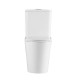 WC kombi, vyvýšené, vario odpad, kapotované, Smart Flush RIMLESS, keramické vč. sedátka