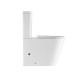 WC kombi, vyvýšené, vario odpad, kapotované, Smart Flush RIMLESS, keramické vč. sedátka